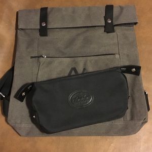 Art of Shaving New canvas Backpack/Shaving bag